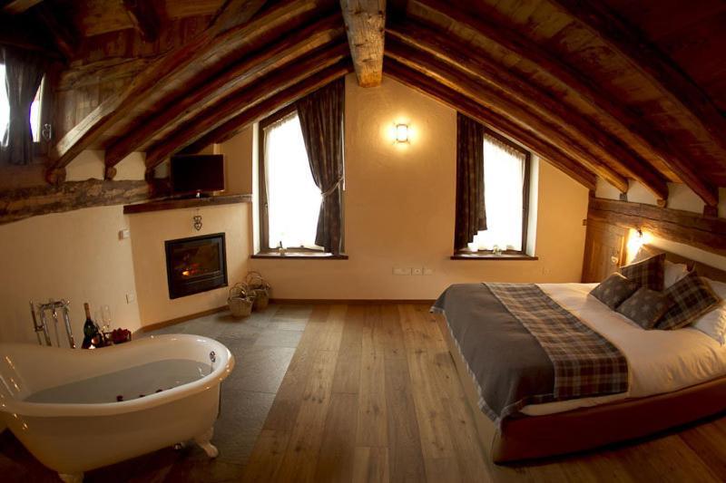 Le Petit Relais Hotel Valpelline Szoba fotó